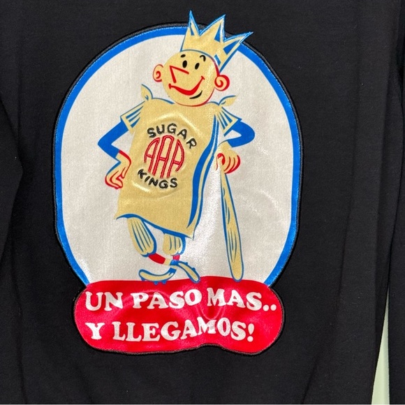 Vintage RARE Stall & Dean “Sugar Kings” Black Sweater men’s Small sweatshirt - Picture 3 of 10
